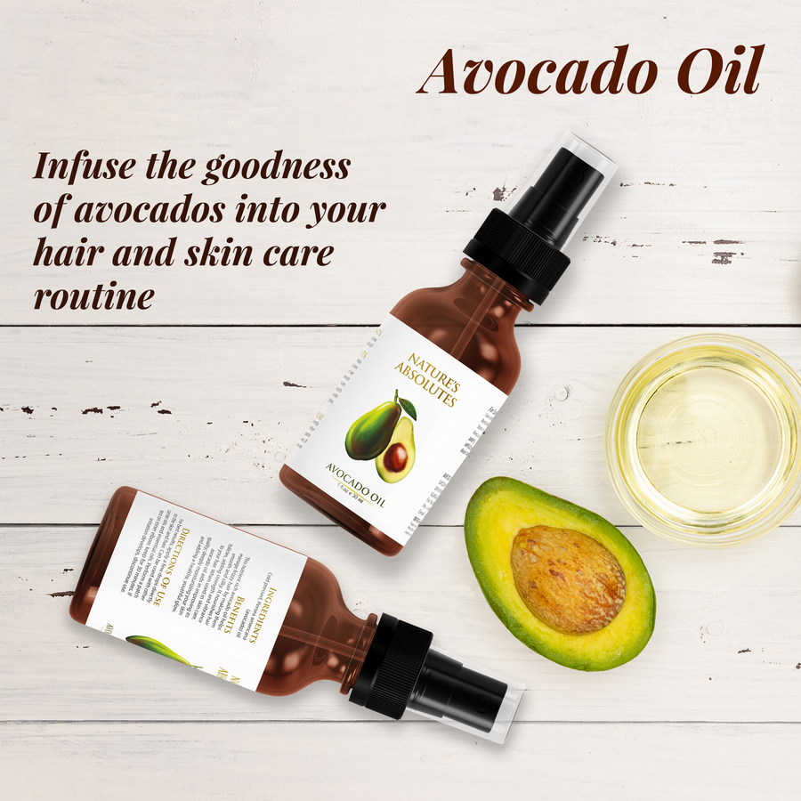 Cold Pressed - Avocado Oil -  Natural Moisturizer For hair and skin (30 ml)