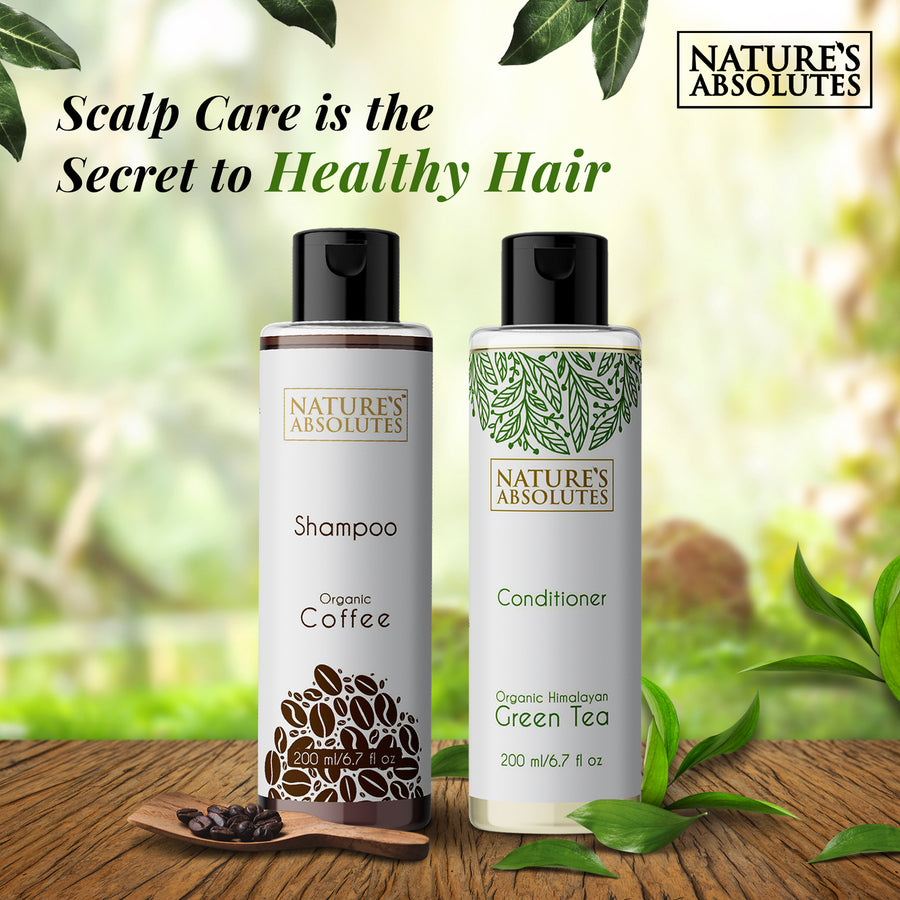 Coffee Shampoo + Green Tea Conditioner