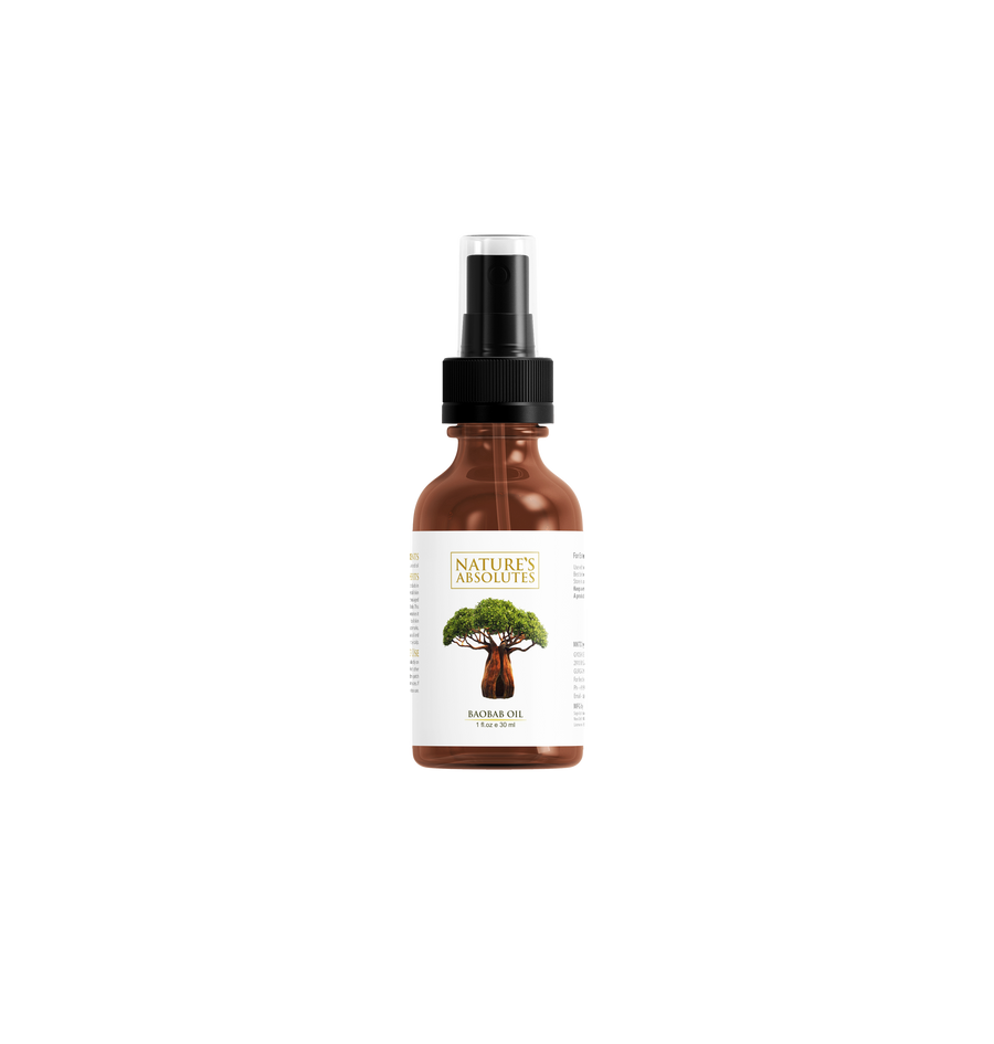 Cold Pressed - Baobab Oil -  Natural Moisturizer For hair and skin (30 ml)