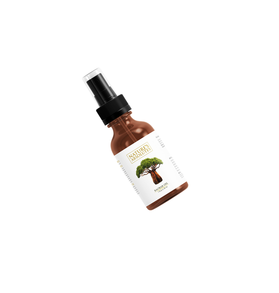 Cold Pressed - Baobab Oil -  Natural Moisturizer For hair and skin (30 ml)